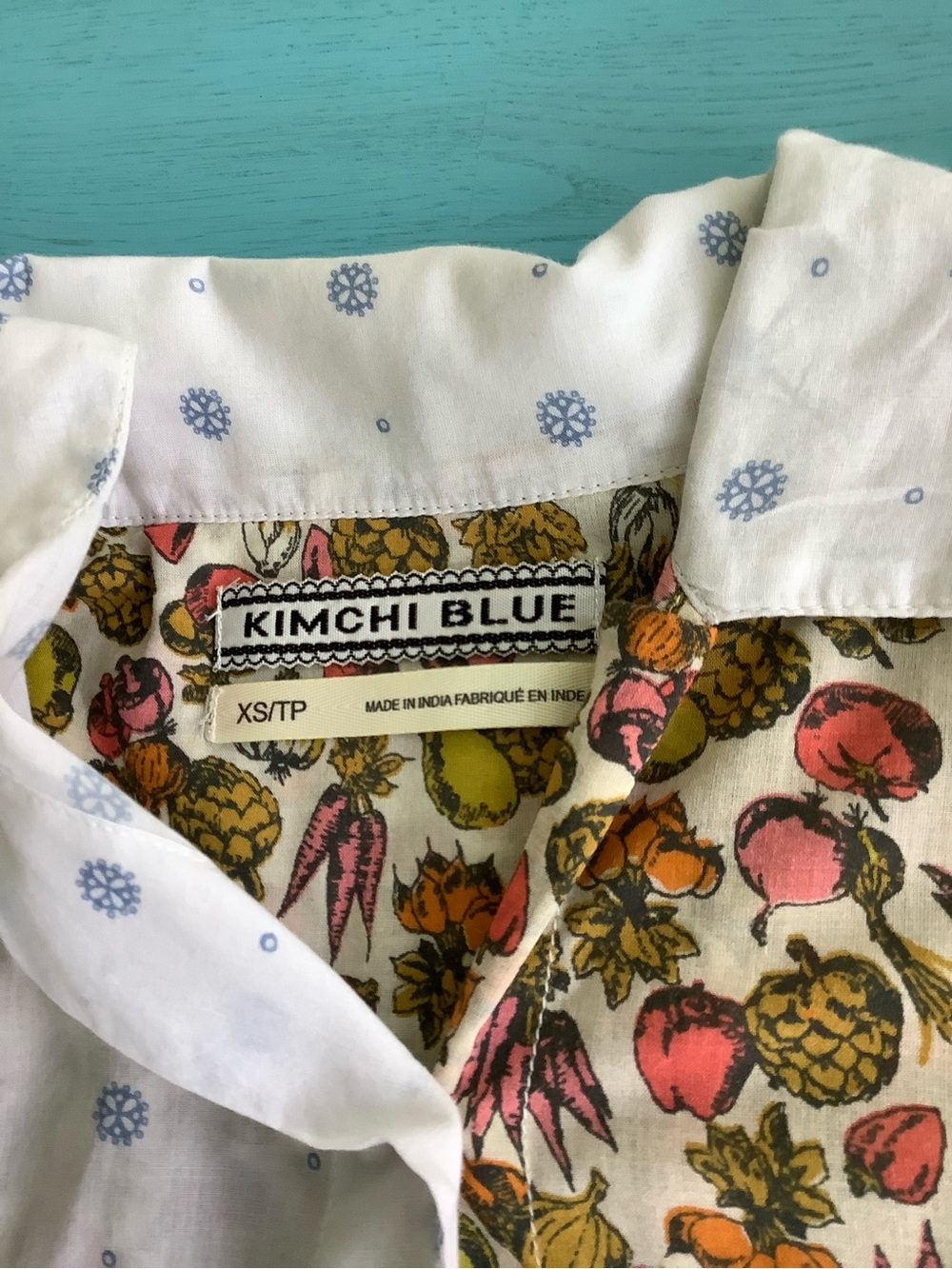 Kimchi Blue Garden Print Shirt - Picture 7 of 8